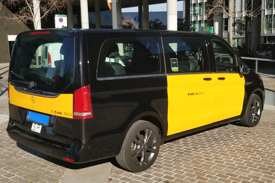 Taxi hasta 8 plazas en Barcelona